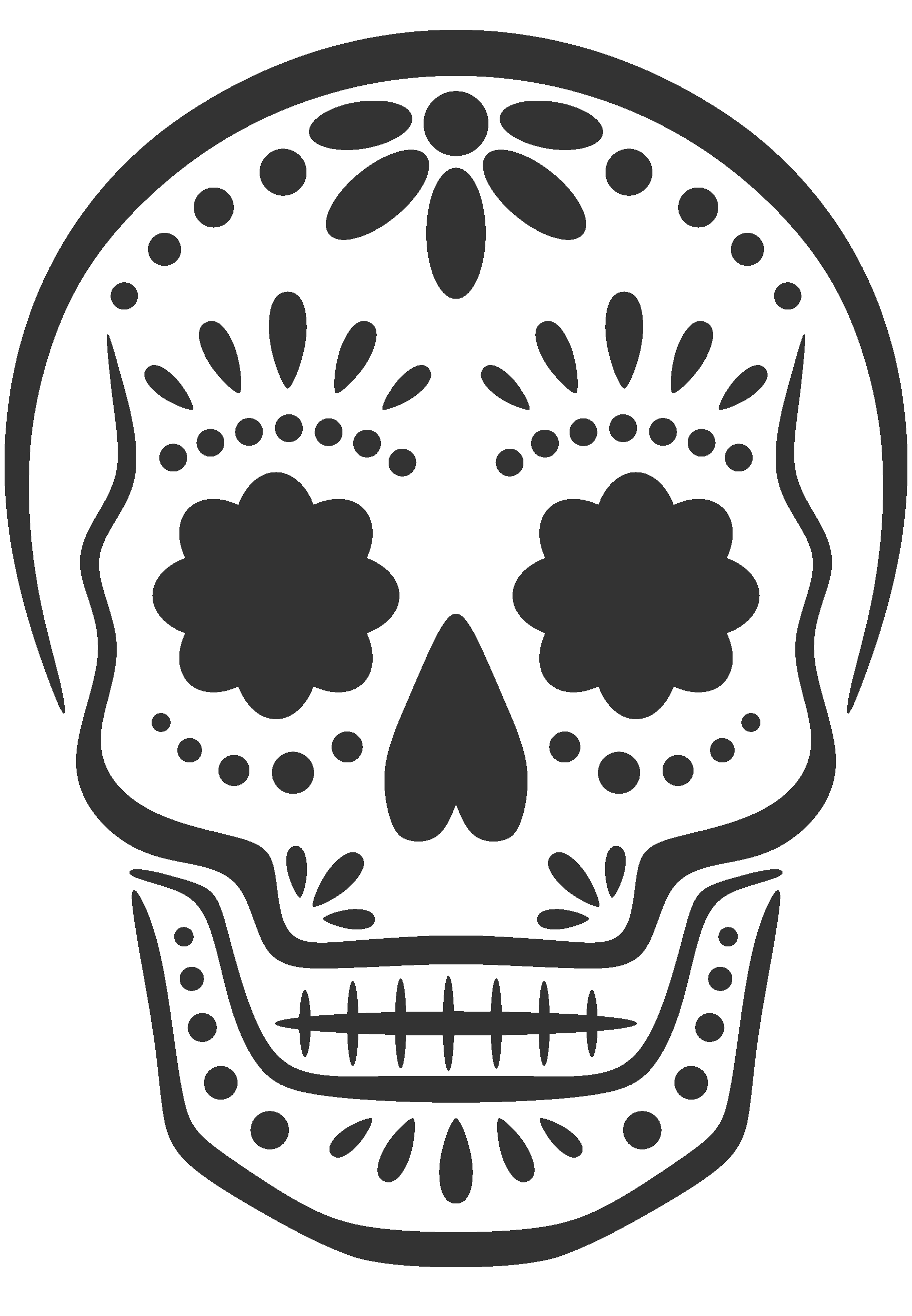 Printable Skull Pumpkin Stencil Printable Skull Pumpkin Stencil