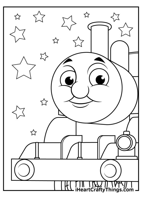 Thomas Coloring Pages For Kids Printable