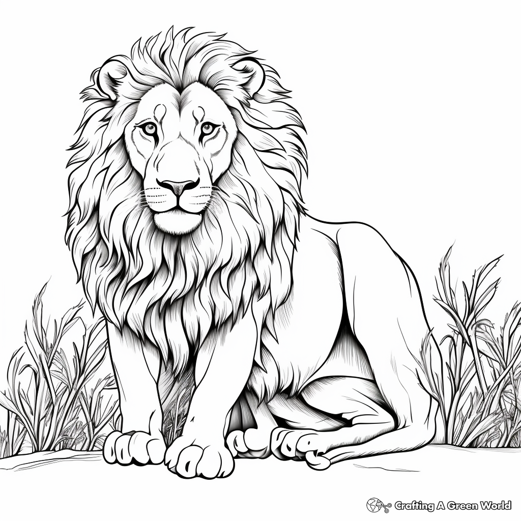 Roar Into Fun With Printable Coloring Pages Lions Roar Into Fun With Printable Coloring Pages Lions